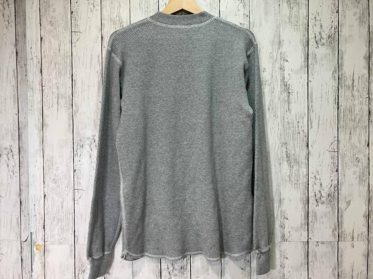 BUZZ RICKSON’S THERMAL HENLEY NECK T-SHIRTS バズリクソンズ サーマル ヘンリーネック Tシャツ ワッフル L
