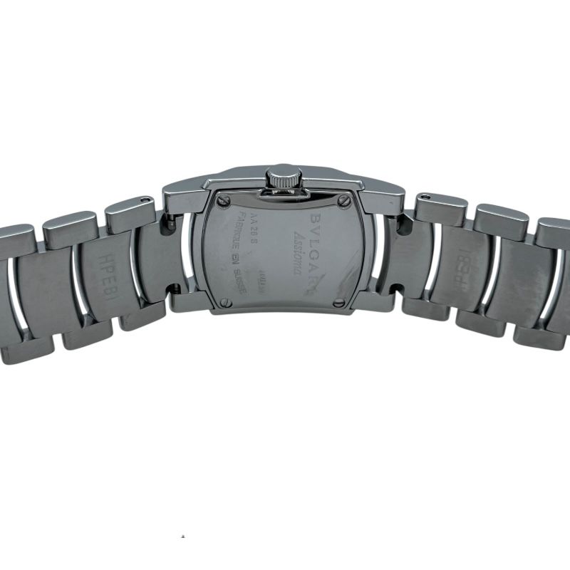 ブルガリ BVLGARI アショーマD AA 26 BSS ブラック SS クオーツ レディース 腕時計