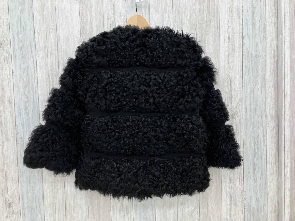 MONCLER／ブラック／サイズ1／レディース／ダウン90%／リアルファー(山