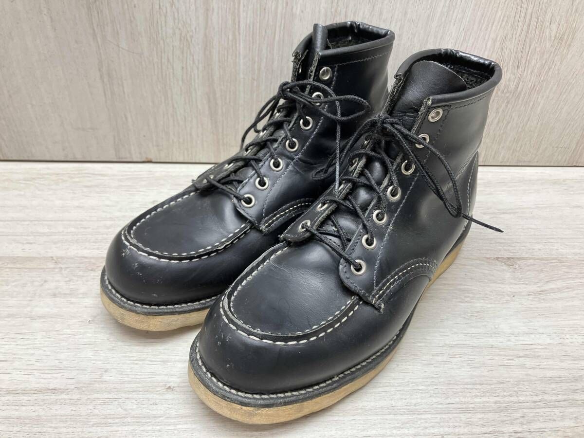 RED WING レッドウイング 8179 6インチクラシックモック ワークブーツ ブラッククロームレザー 犬タグ 2007年製 7 5 E
