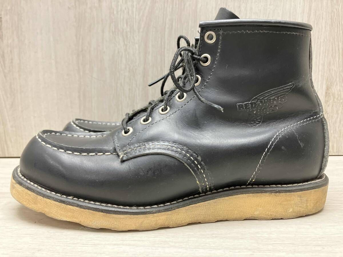 RED WING レッドウイング 8179 6インチクラシックモック ワークブーツ ブラッククロームレザー 犬タグ 2007年製 7 5 E