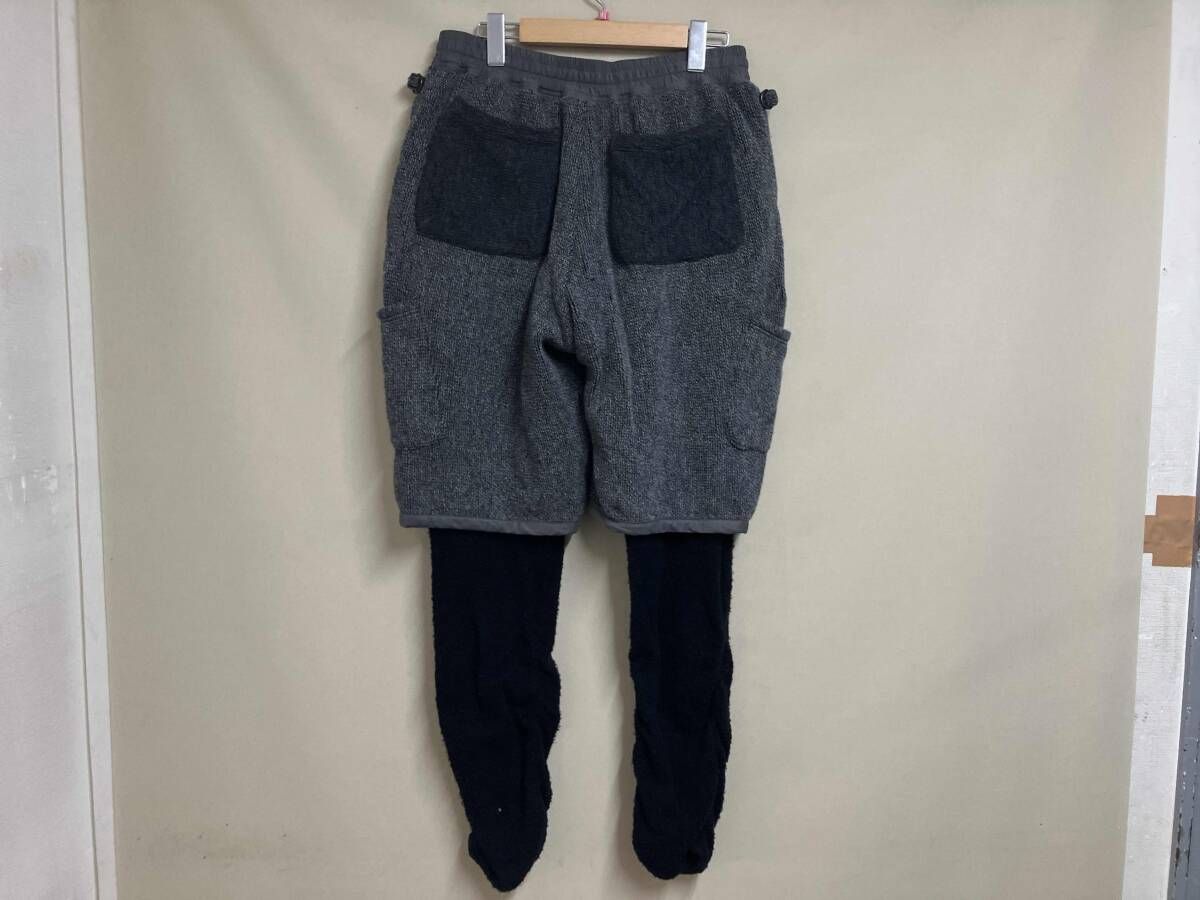 wizzard ⭐︎2 ウィザード レギンスパンツ レイヤードパンツ Wizzard ウィザード ウールレイヤードレギンスパンツ サイズ2 グレー