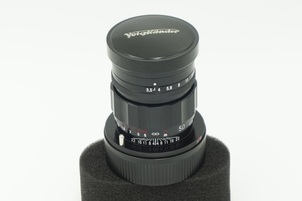 Voigtlander フォクトレンダー APO LANTHAR 50 mm F 3 5 VM Type II ブラックペイント 単焦点 標準レンズ マニュアルフォーカス ライカ Mマウント互換 交換レンズ