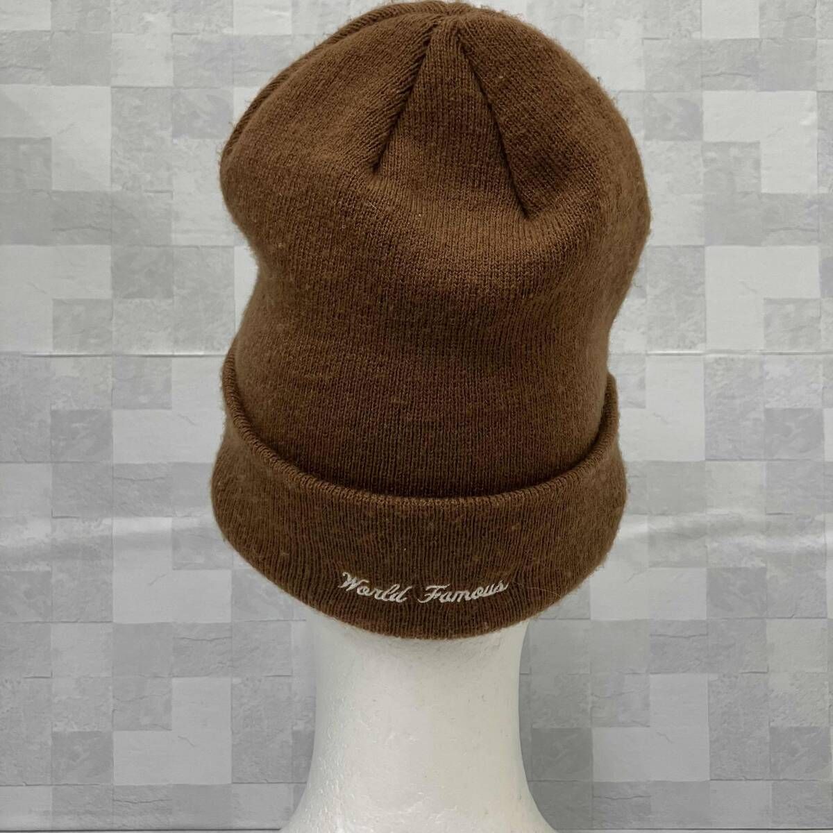 Supreme シュプリーム ニット帽 ボックスロゴ ビーニー NEWERAブラウン
