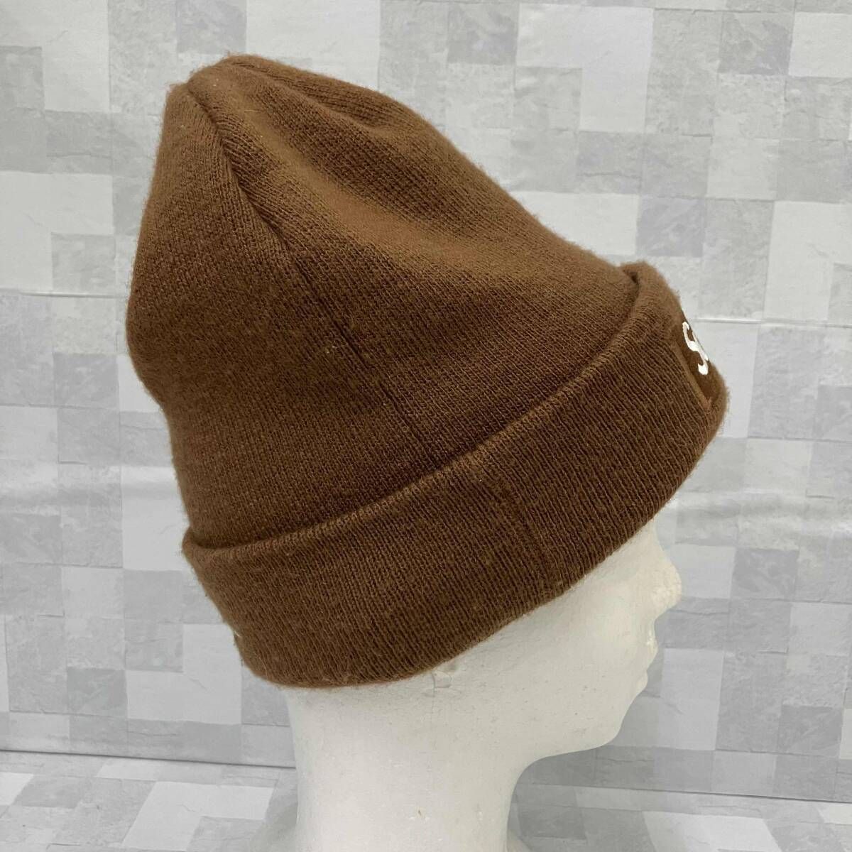 Supreme シュプリーム ニット帽 ボックスロゴ ビーニー NEWERAブラウン
