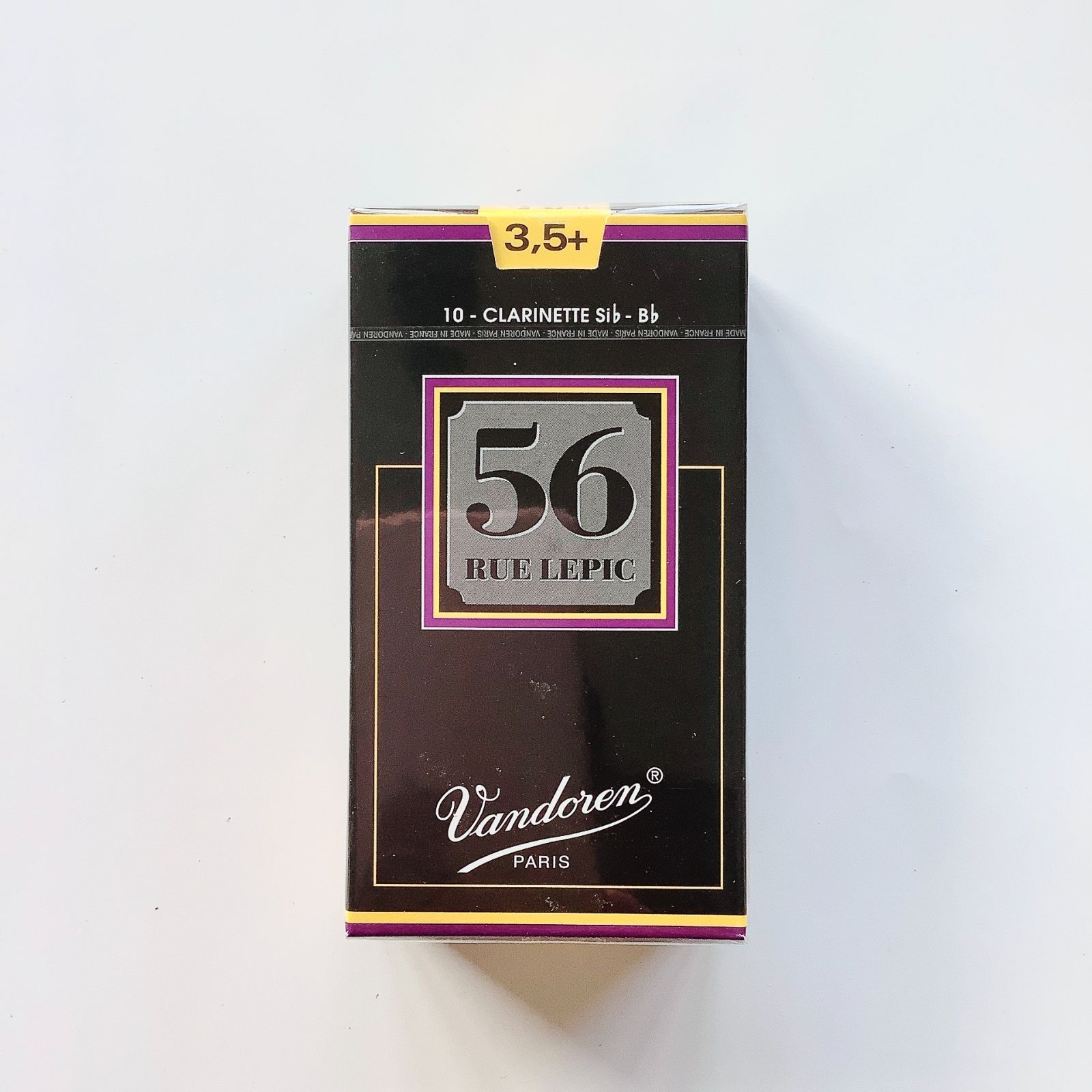 B♭クラリネットリード　もっとお得な10箱セット！　ヴァンドーレン　ルピック５６　＃３.5+