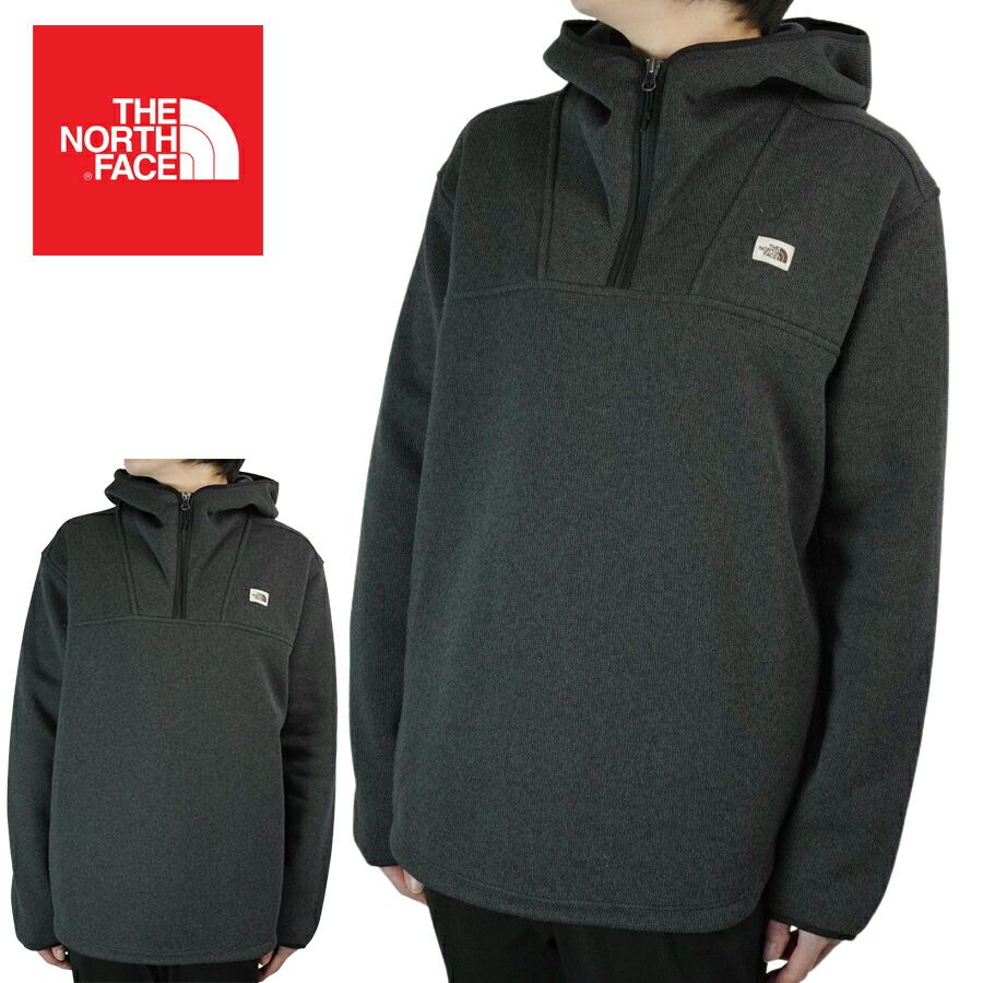 ノースフェイスTHE NORTH FACEレディース ジャケットW CRESCENT POPOVERウィメンズ クレセント ポップオーバーTNFBLACKHTHR ブラックヘザー 女性用 ボア ファー ジャケット フリース 黒 杢