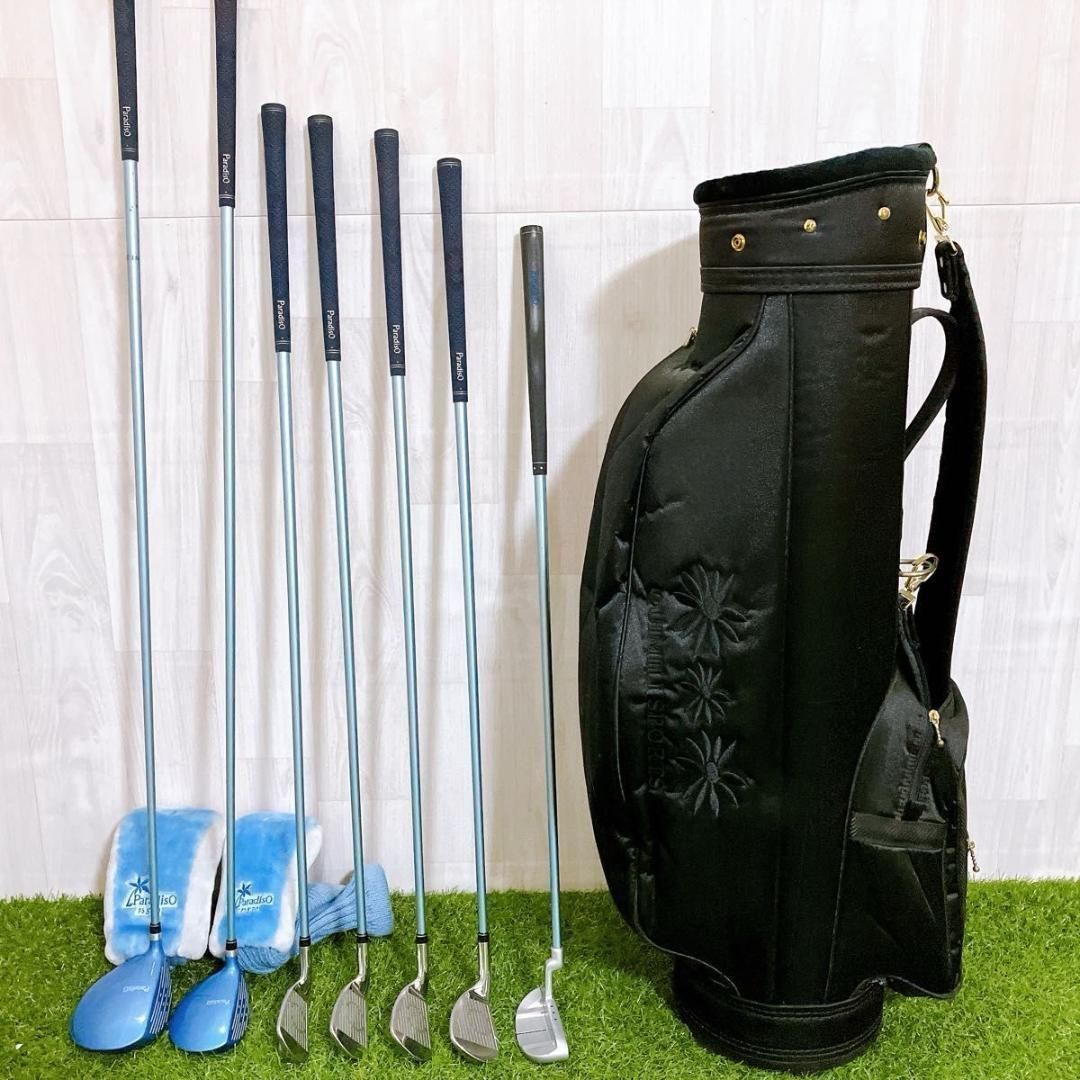 ブリヂストン パラディーソ レディースゴルフセット 初心者 7本 ハーフ
