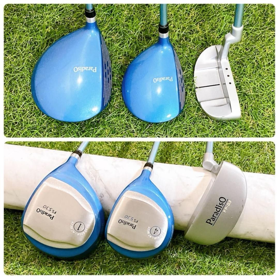 ブリヂストン パラディーソ レディースゴルフセット 初心者 7本 ハーフ