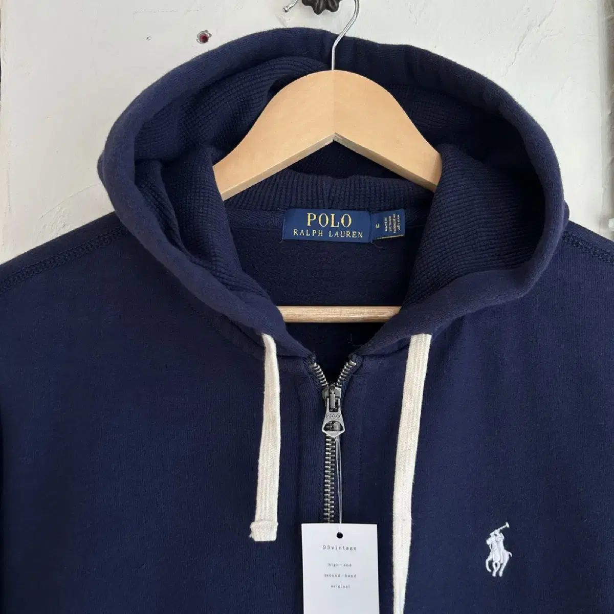15469 - ポロ ラルフローレン ネイビー フード ジップアップ - メルカリ