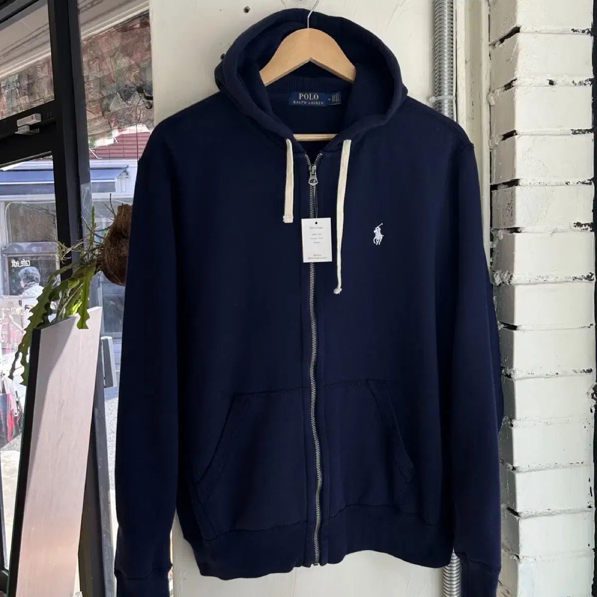 15469 - ポロ ラルフローレン ネイビー フード ジップアップ - メルカリ