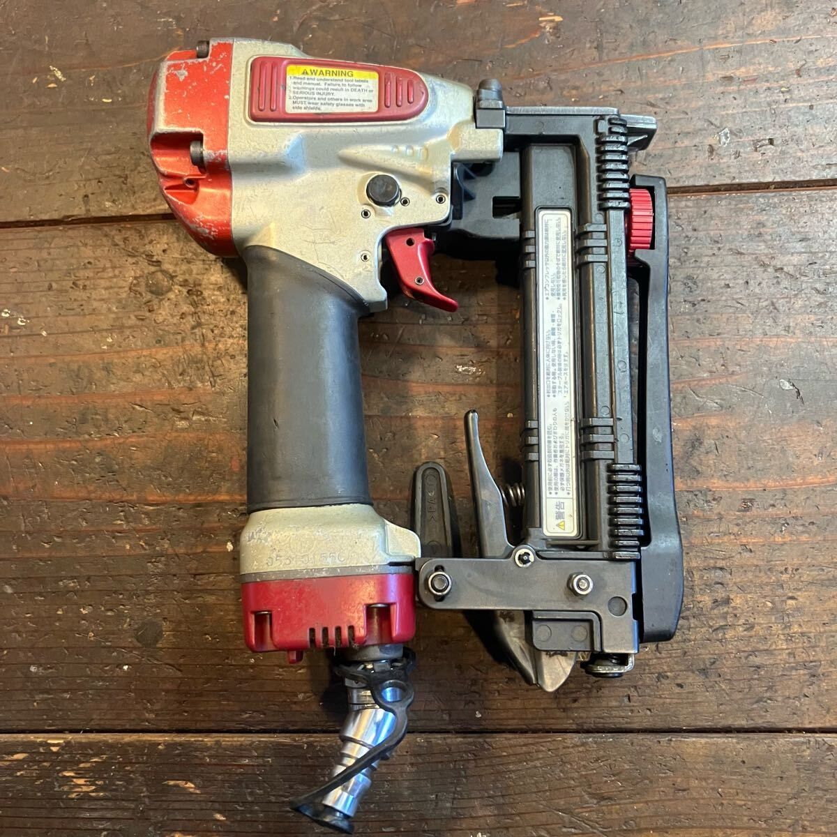 7日保証 整備済 消耗部品多数交換済 MAX マックス 常圧 10 mm エアタッカー TA-225 1025 J 動作良好