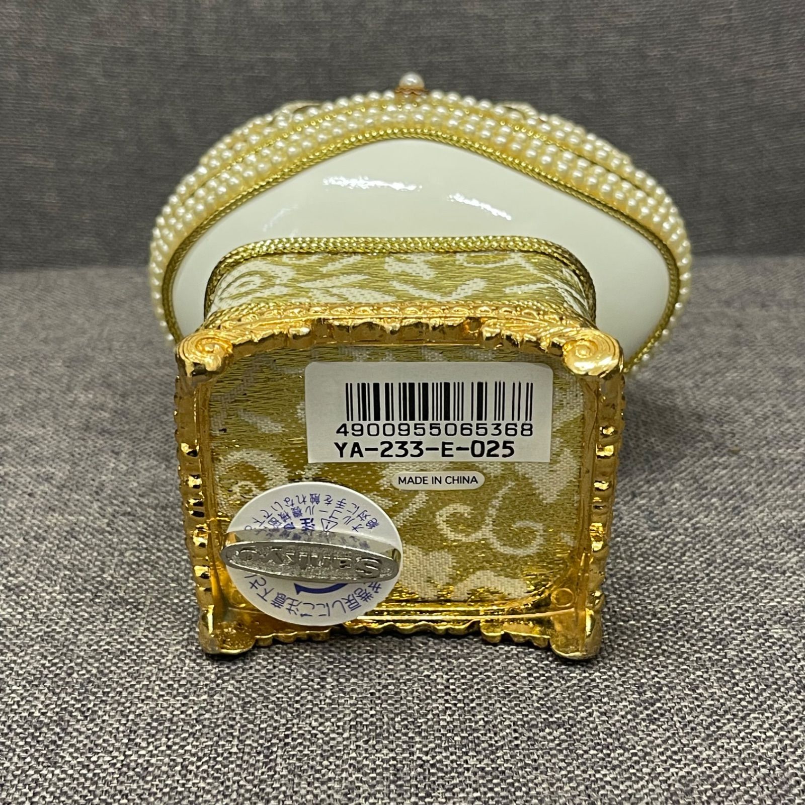 NPA】Sankyo サンキョー エッグアート オルゴール ジュエリーケース