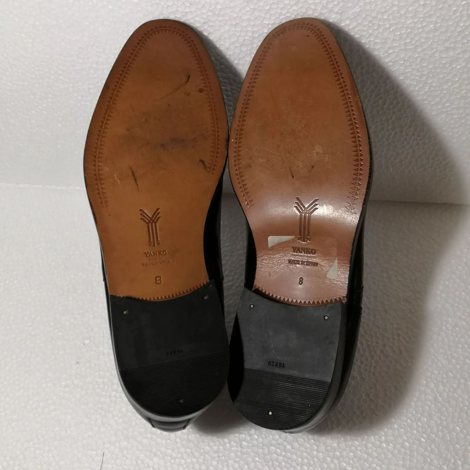 YANKO ヤンコ 革靴 ストレートチップ ビジネスシューズ 黒 サイズ8