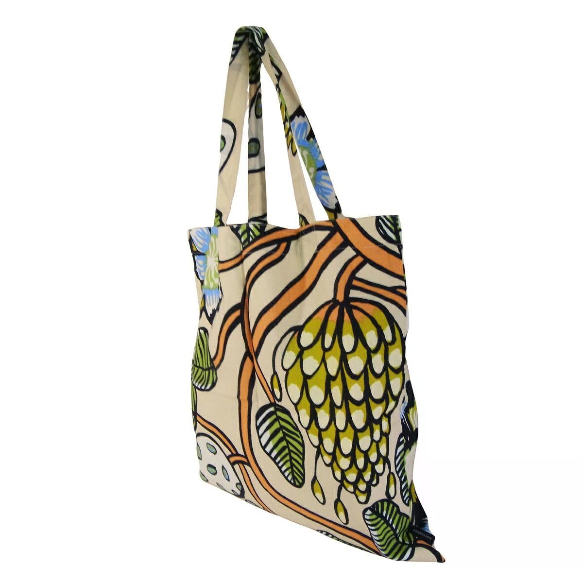 マリメッコ MARIMEKKO marimekkoトートバッグ ◇新品◇ マチ無し エコ 