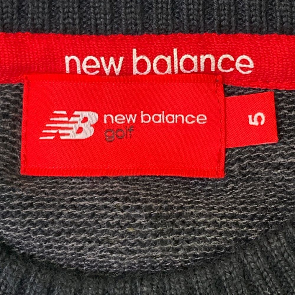 サイズ：5 NEW BALANCE GOLF ニューバランス ニットセーター ブラック