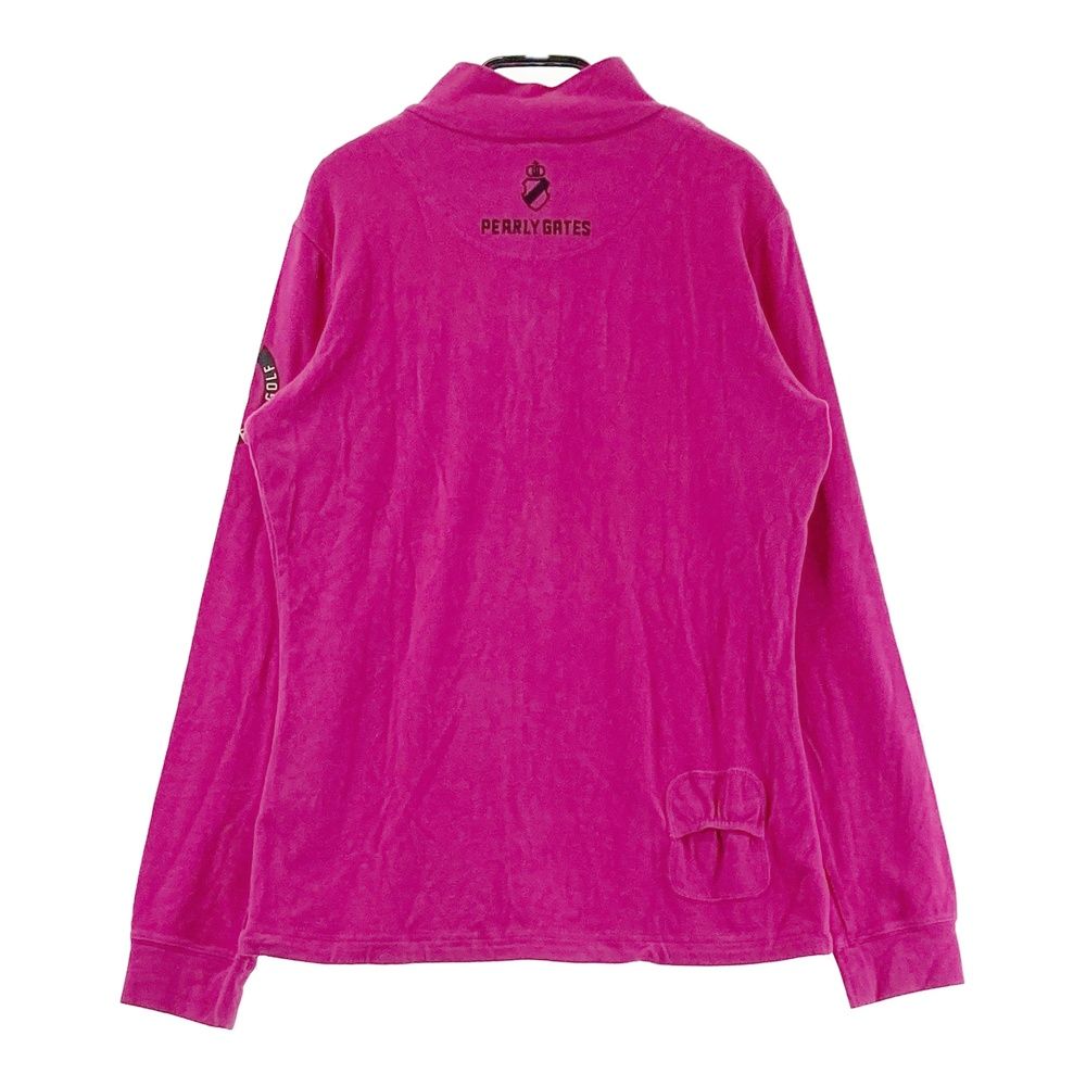サイズ：1 PEARLY GATES パーリーゲイツ ハーフジップ長袖Tシャツ