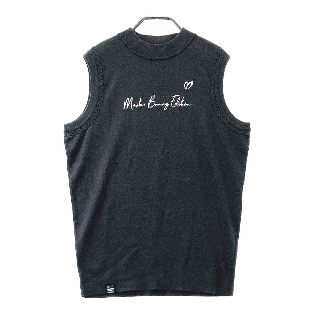 サイズ 2 MASTER BUNNY EDITION マスターバニーエディション ニットベスト グレー系 ゴルフウェア レディース ストスト