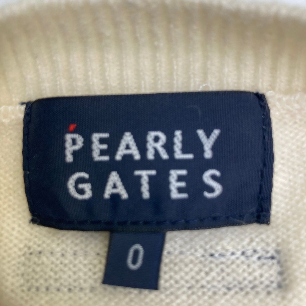 サイズ：0 PEARLY GATES パーリーゲイツ カシミヤ ニットセーター