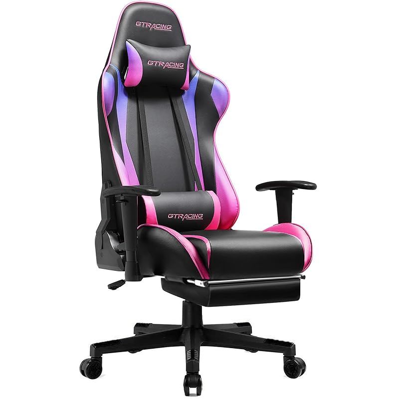 在庫 ゲーミングチェア オフィスチェア デスクチェア ゲーム用チェア リクライニング パソコンチェア ハイバック ヘッドレスト ランバーサポート ひじ掛け付き 高さ調整機能 PUレザー JP-GT 002 F-CF Colorful オ