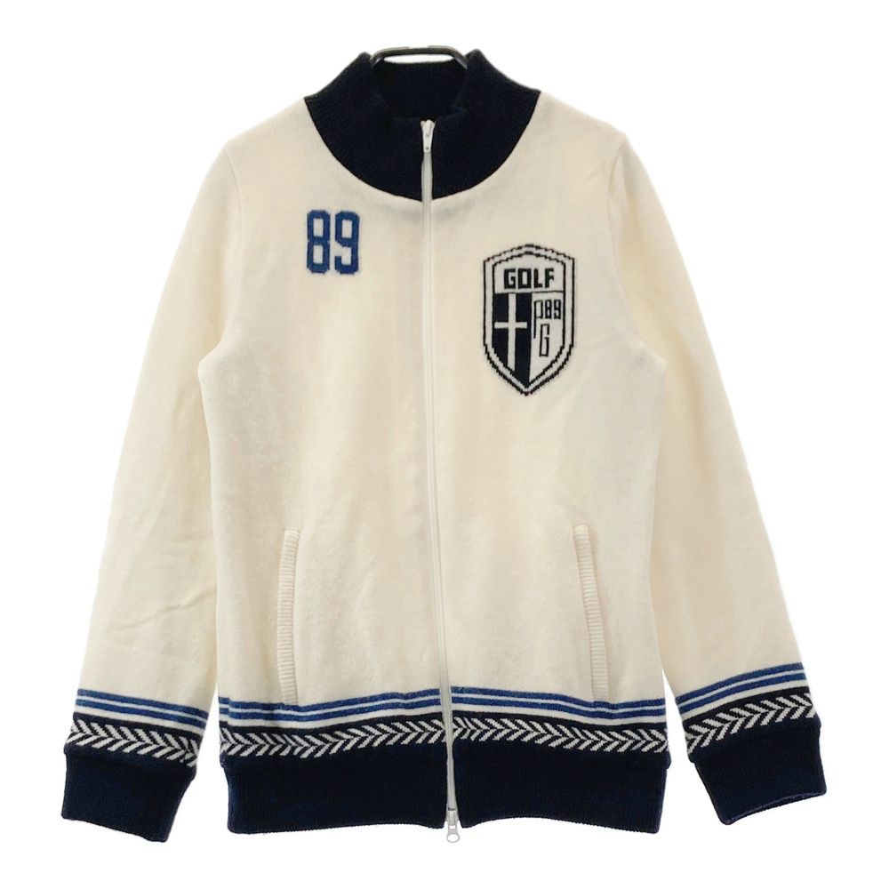 サイズ：1 PEARLY GATES パーリーゲイツ 裏メッシュ ニット ジップ