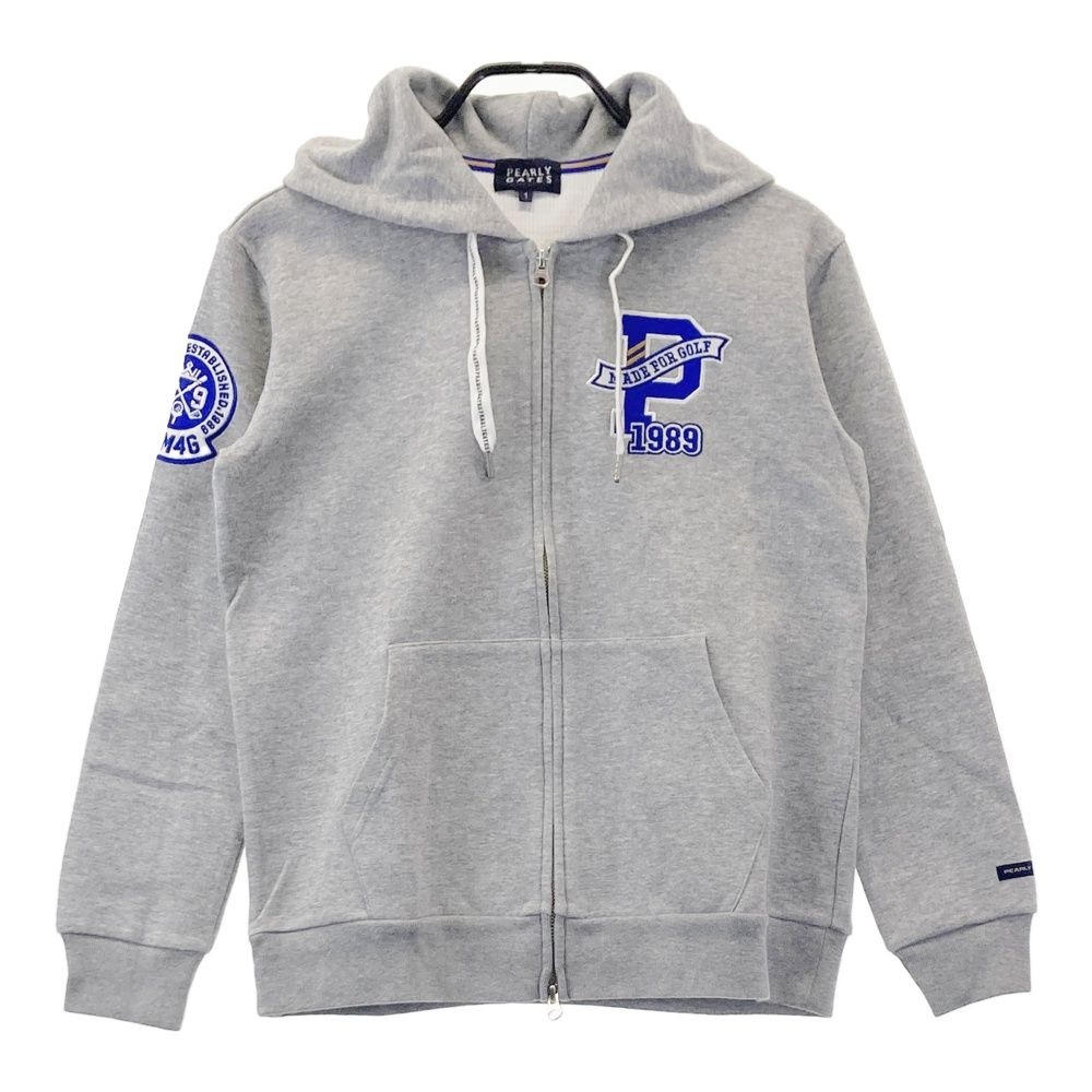 PEARLY GATES パーリーゲイツ ジップ スウェット パーカー 柄 1 サイズ：1 PEARLY GATES パーリーゲイツ スウェットジップパーカー
