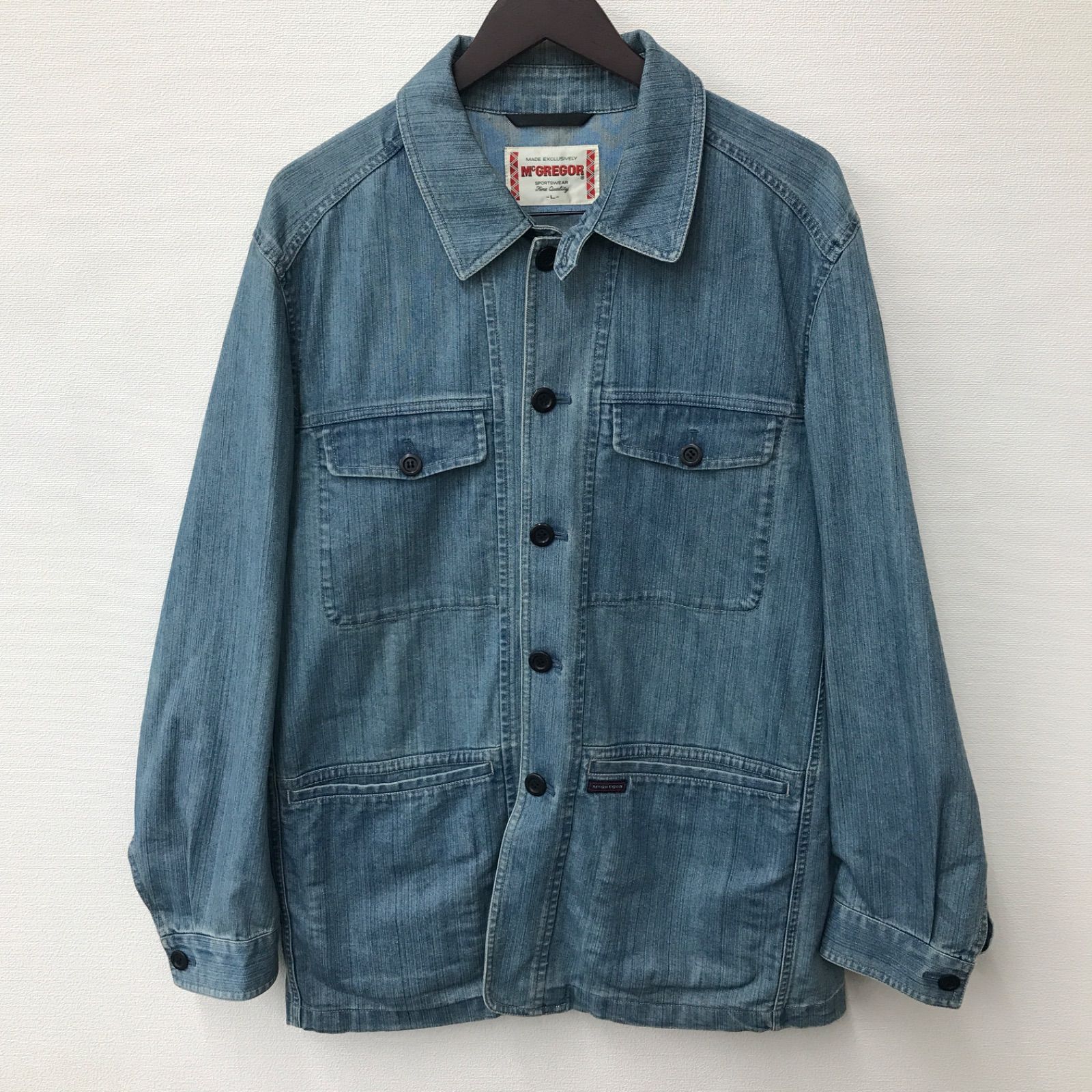 M11075 【90s McGREGOR】マクレガー デニムジャケット カバーオール 