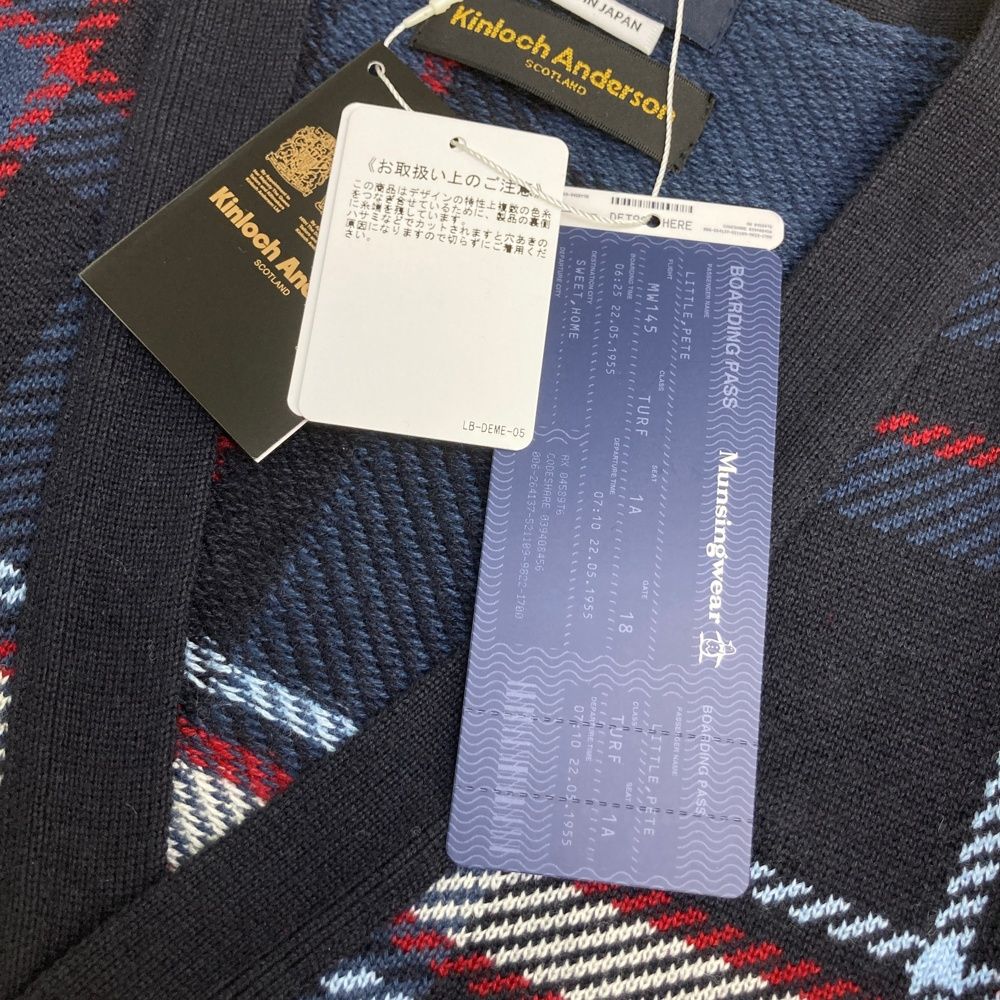 サイズ：M MUNSING WEAR マンシングウェア 2023年モデル ニット