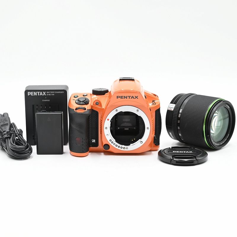 PENTAX ペンタックス K-30 DA 18-135mm オレンジ×ブラック (ショット数