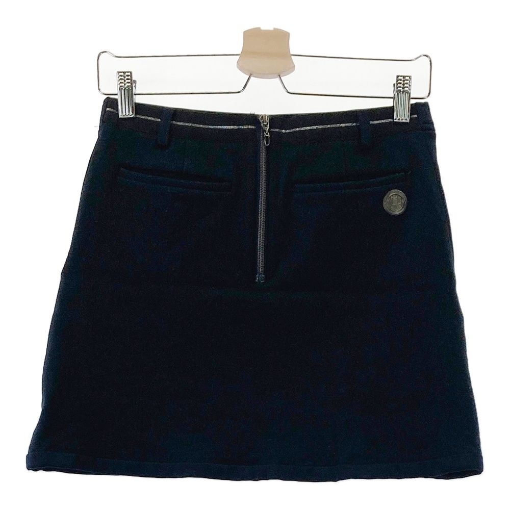美品　ランパンスポール　ゴルフ　スカート　スリット　ネイビー　サイズ38 サイズ：38 LANVIN SPORT ランバン スポール 裏地付 スカート ネイビー