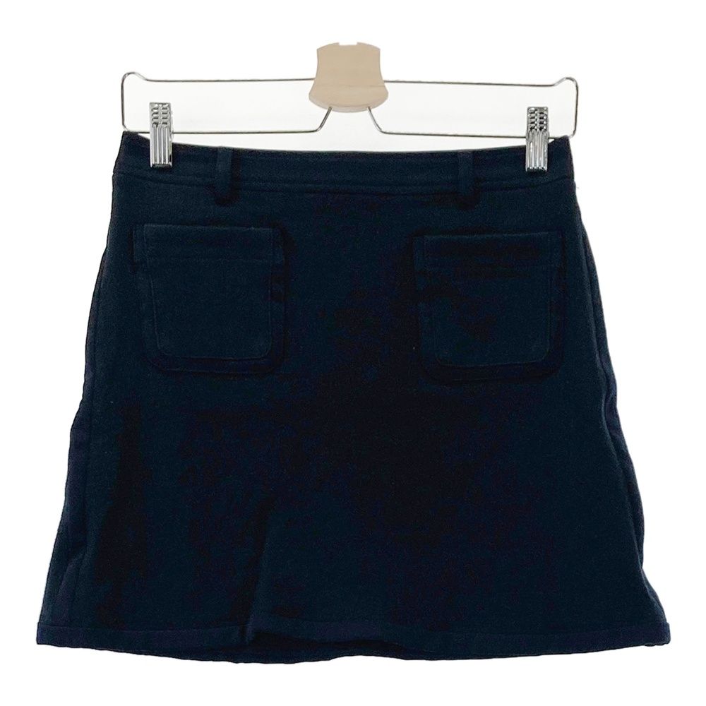 サイズ：38 LANVIN SPORT ランバン スポール 裏地付 スカート ネイビー
