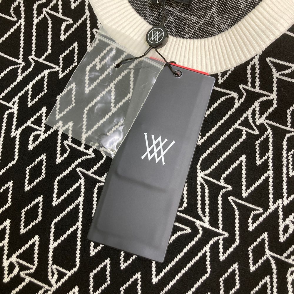 サイズ：L ANEW GOLF アニューゴルフ 2025年モデル ニットベスト ロゴ