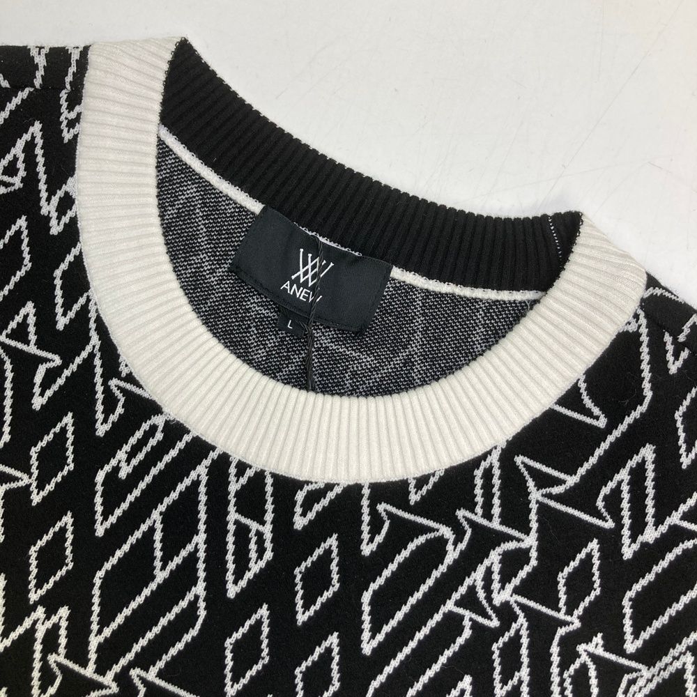 サイズ：L ANEW GOLF アニューゴルフ 2025年モデル ニットベスト ロゴ