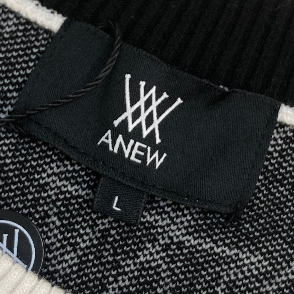 サイズ：L ANEW GOLF アニューゴルフ 2025年モデル ニットベスト ロゴ