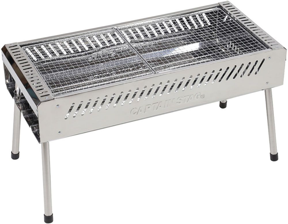 キャプテンスタッグ CAPTAIN STAG アウトドア BBQ ステンレスグリル