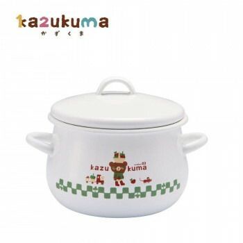 豊琺瑯 かずくま・ホーロー両手鍋16cm KAZ-2404 【公式通販】
