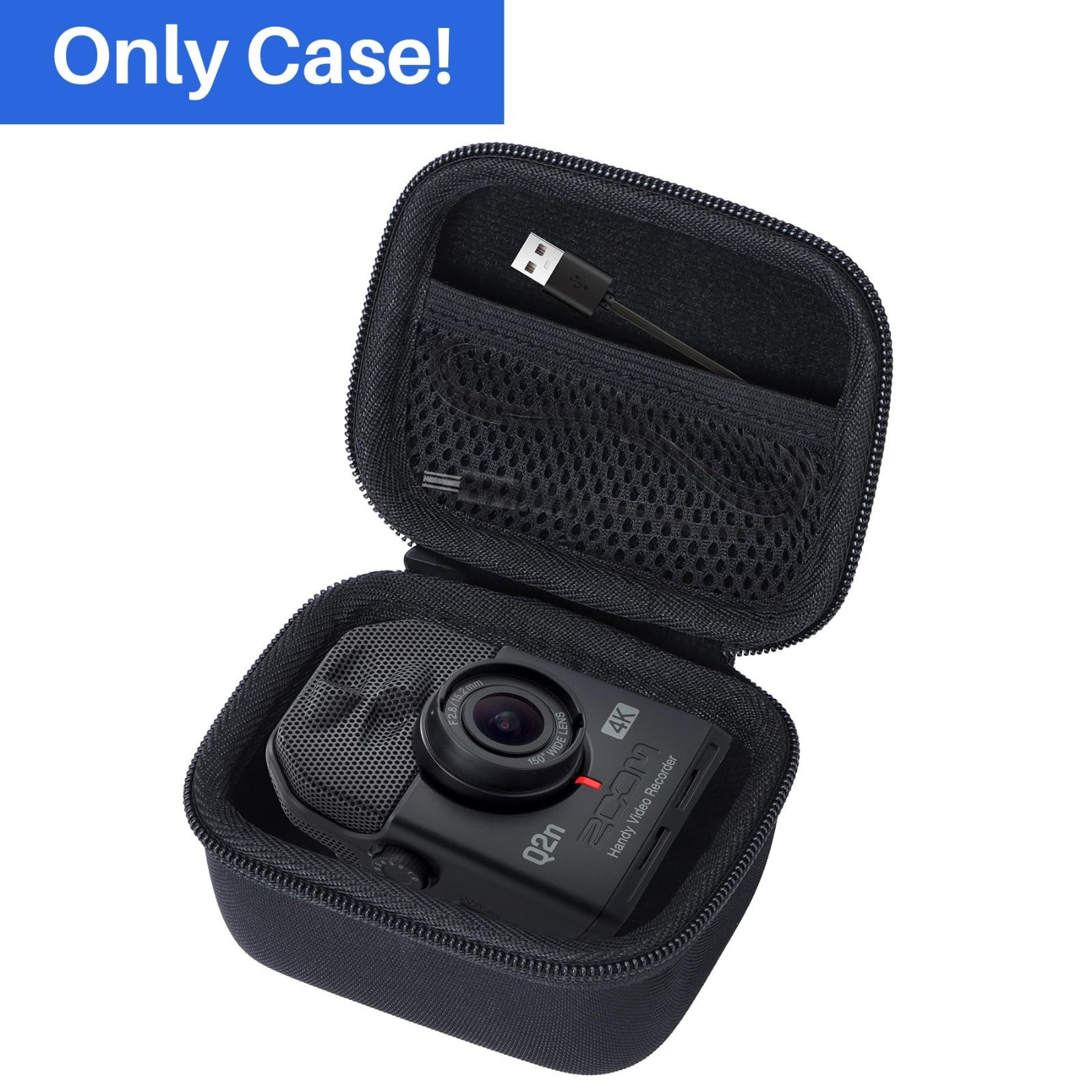人気商品】Zoom Q2n-4K Lebakort収納ケースと互換性のあるズーム