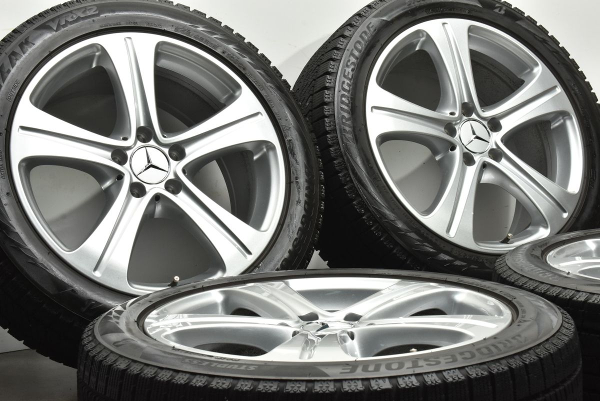 バリ溝 メルセデスベンツ W 213 Eクラス 18 in 8 J 43 PCD 112 ブリヂストン ブリザックVRX 2 245 45 R 222 Sクラス 流用