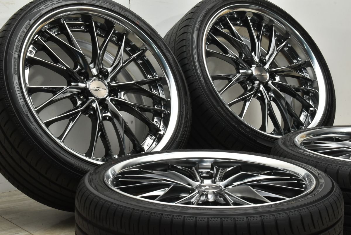 バリ溝 WORK シュヴァート ブルネン 19 in 8 J 40 9 50 PCD 112 ヨコハマ ブルーアースGT AE 51 225 R 255 35 ベンツ Cクラス