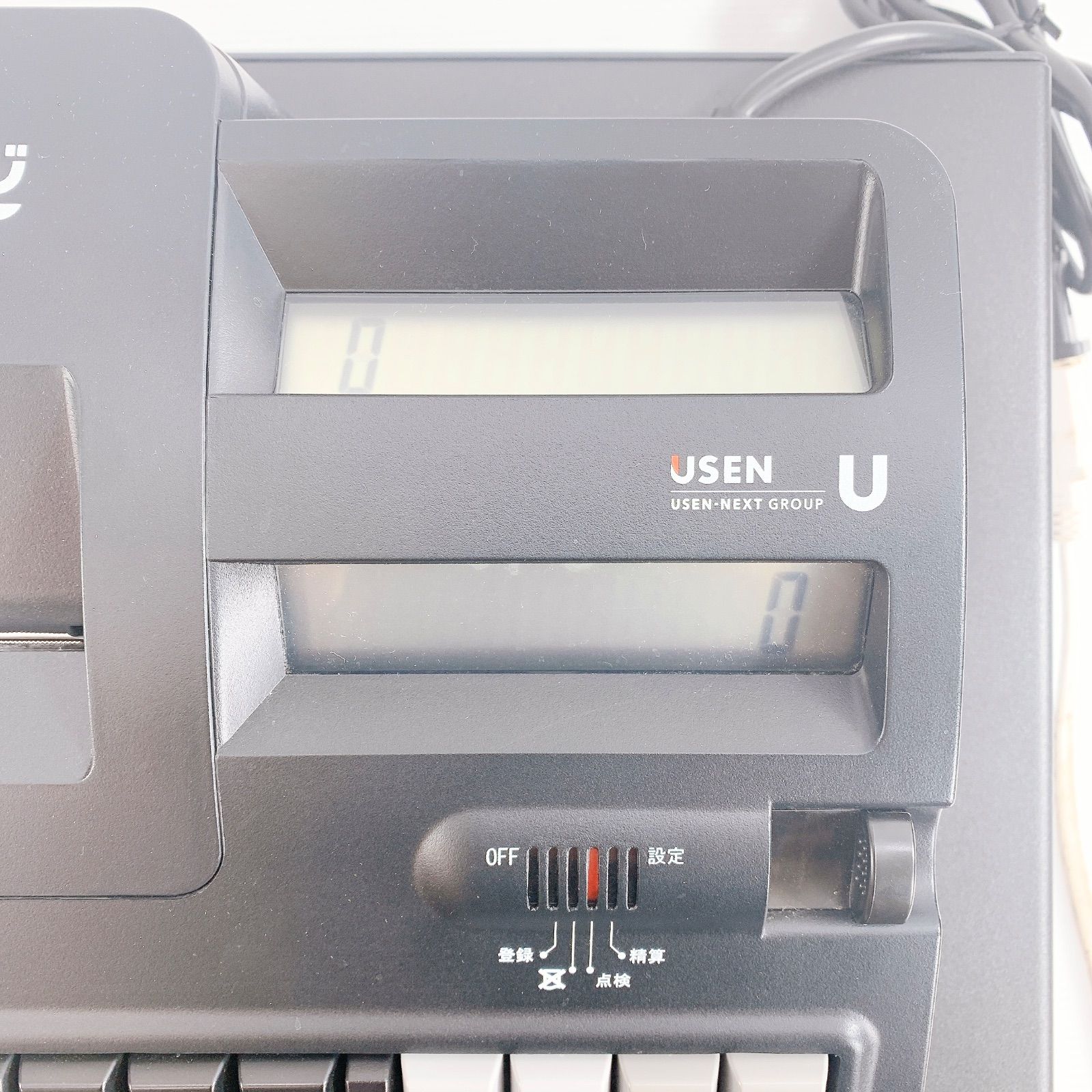 H-210 USEN 電子レジスター Uレジ U-ECR001 ブラック 動作確認済み