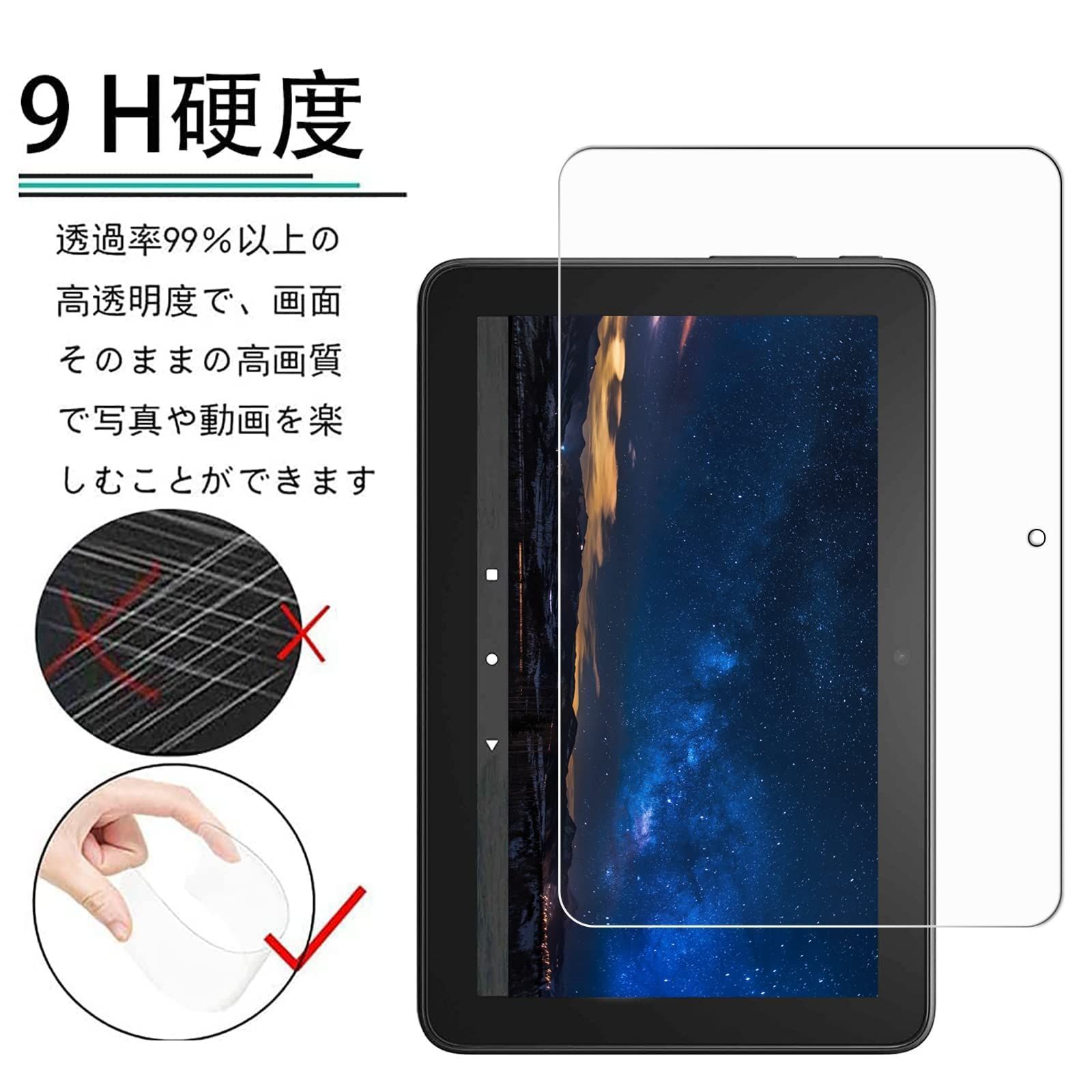 特価商品】飛散防止 指紋防止 保護フ for 目の疲れ軽減 NEW 強化ガラス