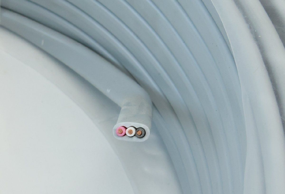  管波電線 VVFケーブル .6 mm 100 M 灰色 製 配送不可 併 KG その他 内装