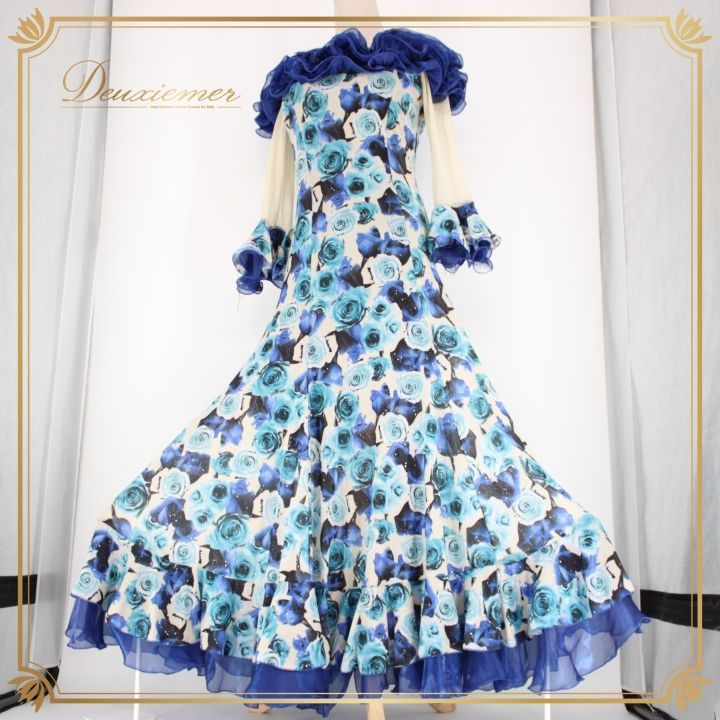 社交ダンス 衣装 スタンダード ドレス ワンピース パーティ衣装 オール