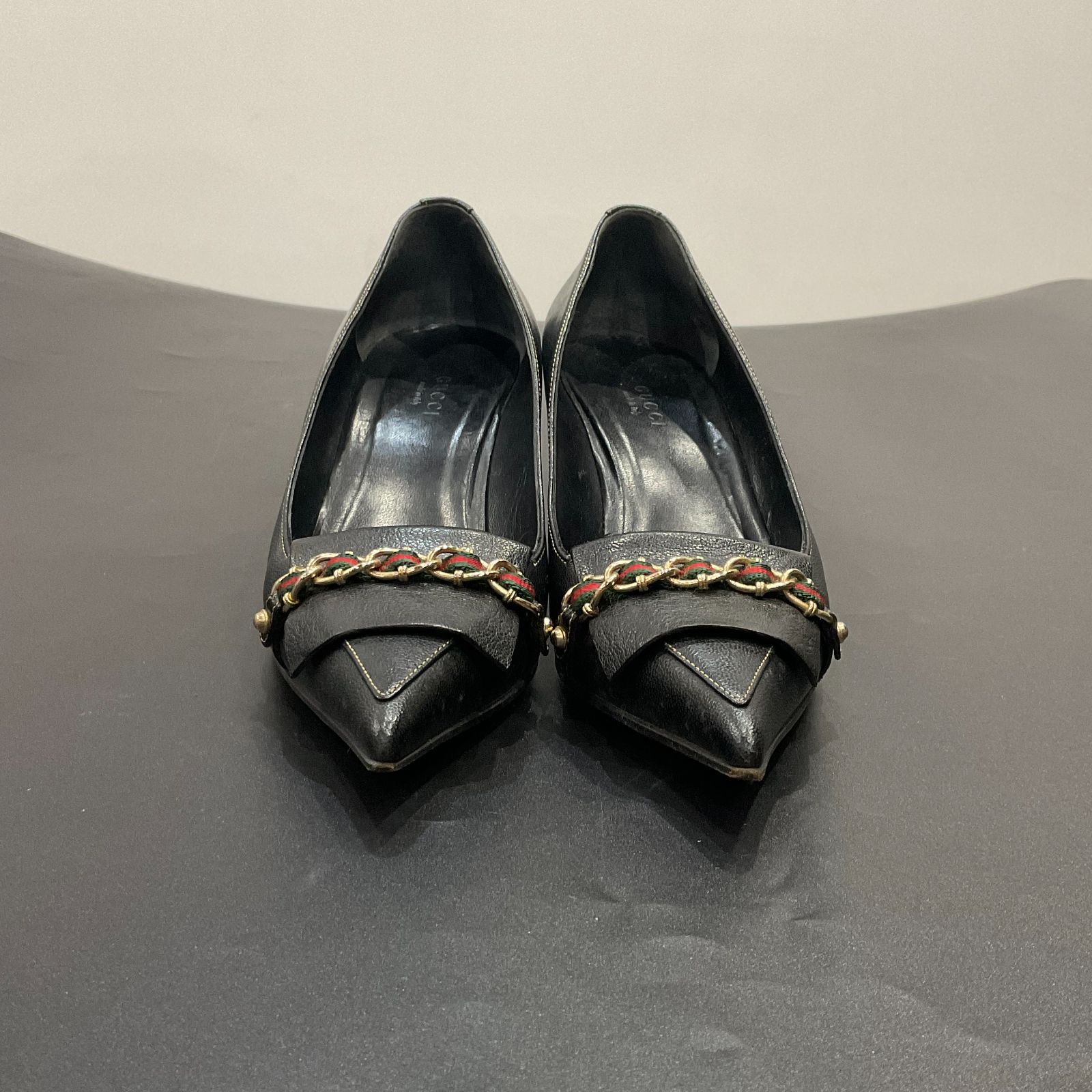 グッチ シェリーライン ヒール