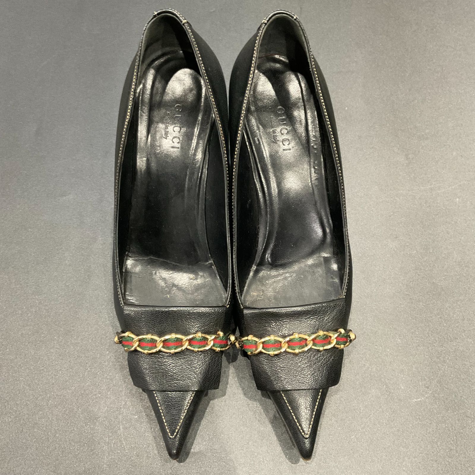 グッチ シェリーライン ヒール