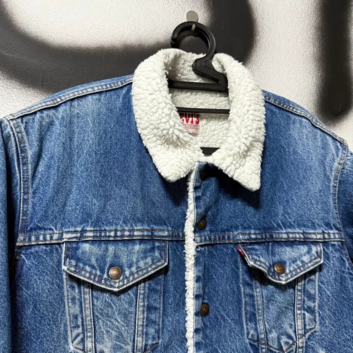 80s リーバイス USA 71608 シェルパ デニム トラッカー ジャケット