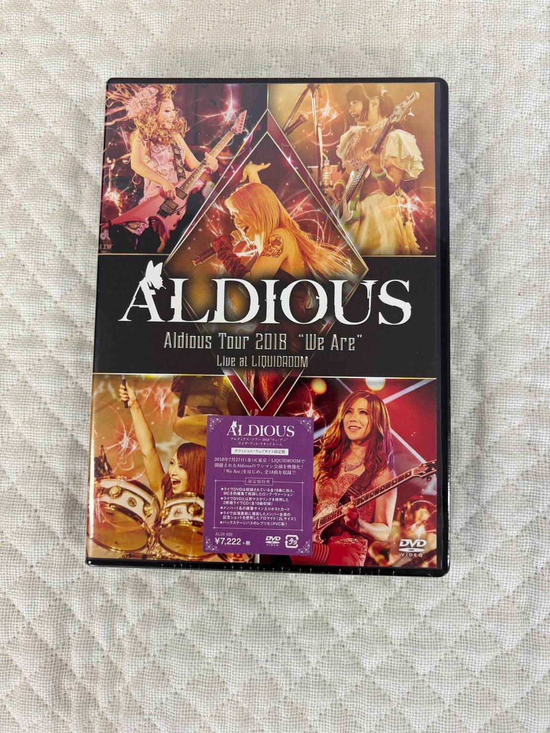 新品未開封 サイン写真】大山まき Aldious Tour 2018”We Are”Live at