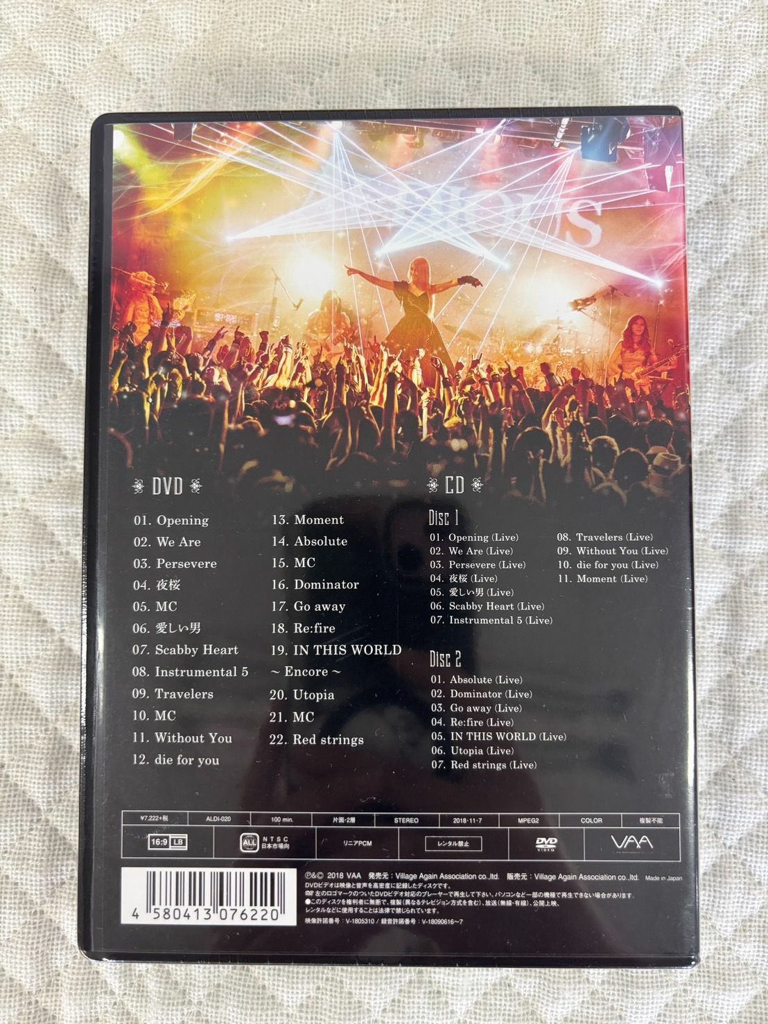 新品未開封 サイン写真】大山まき Aldious Tour 2018”We Are”Live at