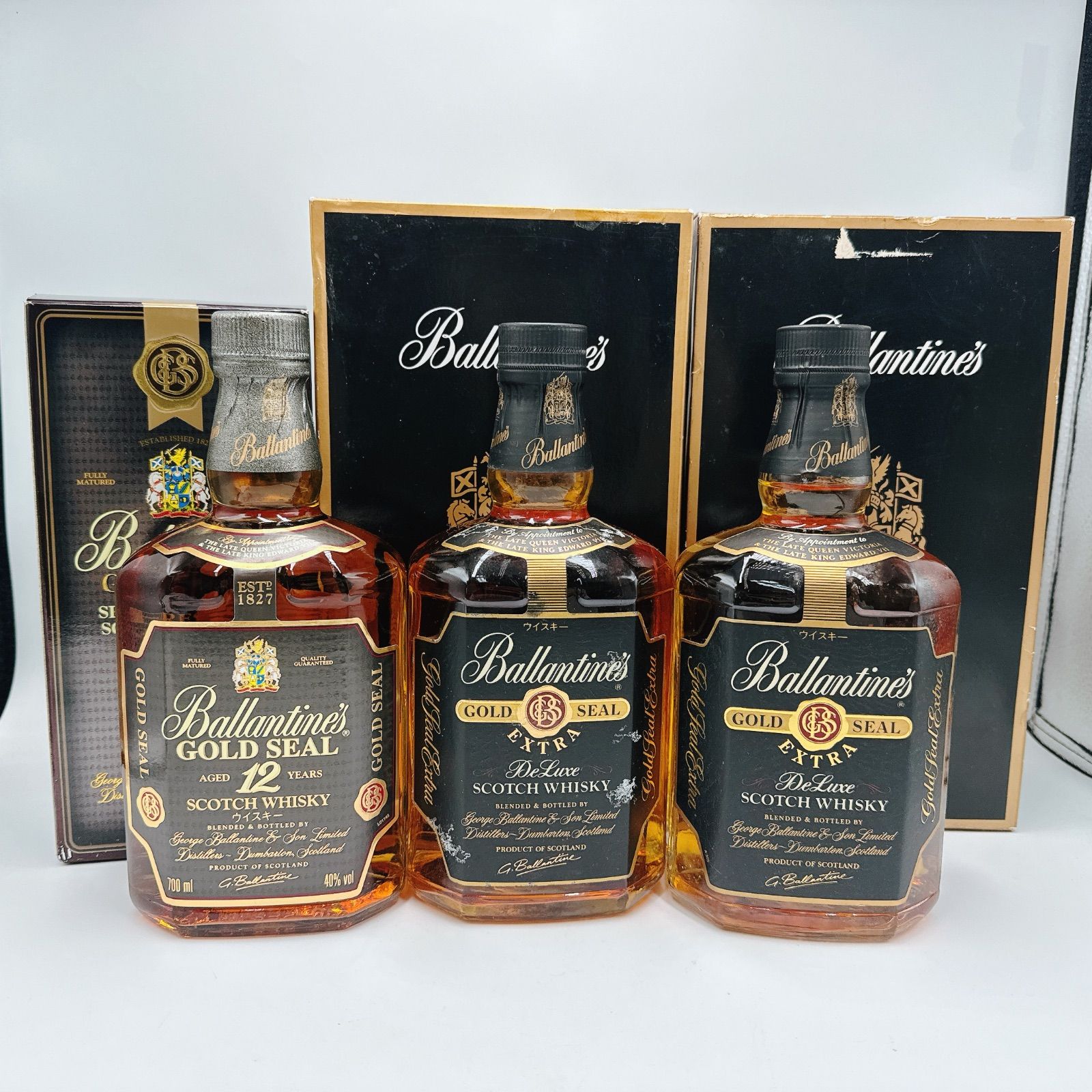 未開栓】3点セット Ballantine's GOLDSEAL 12年700ml GOLDSEAL EXTRA