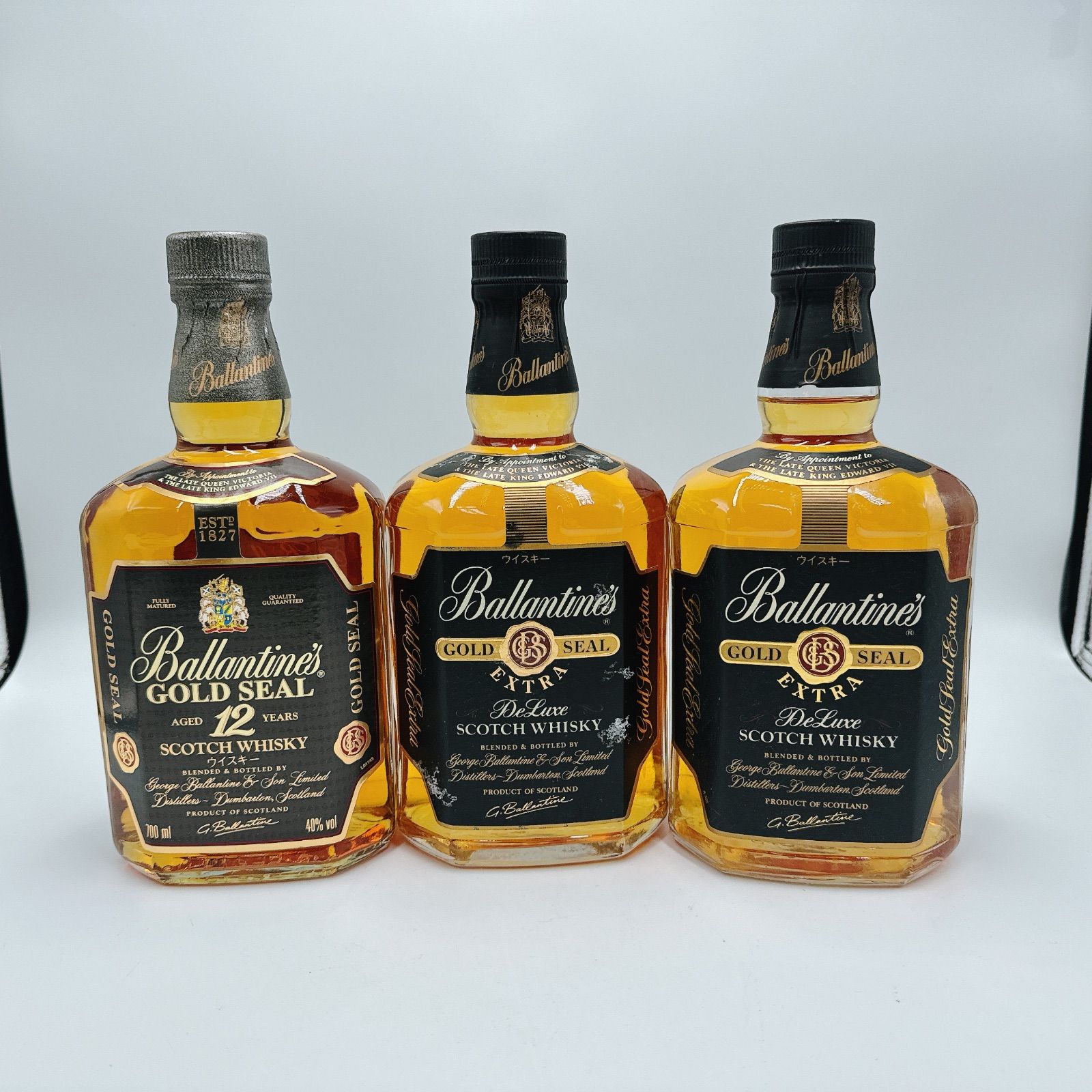未開栓】3点セット Ballantine's GOLDSEAL 12年700ml GOLDSEAL EXTRA